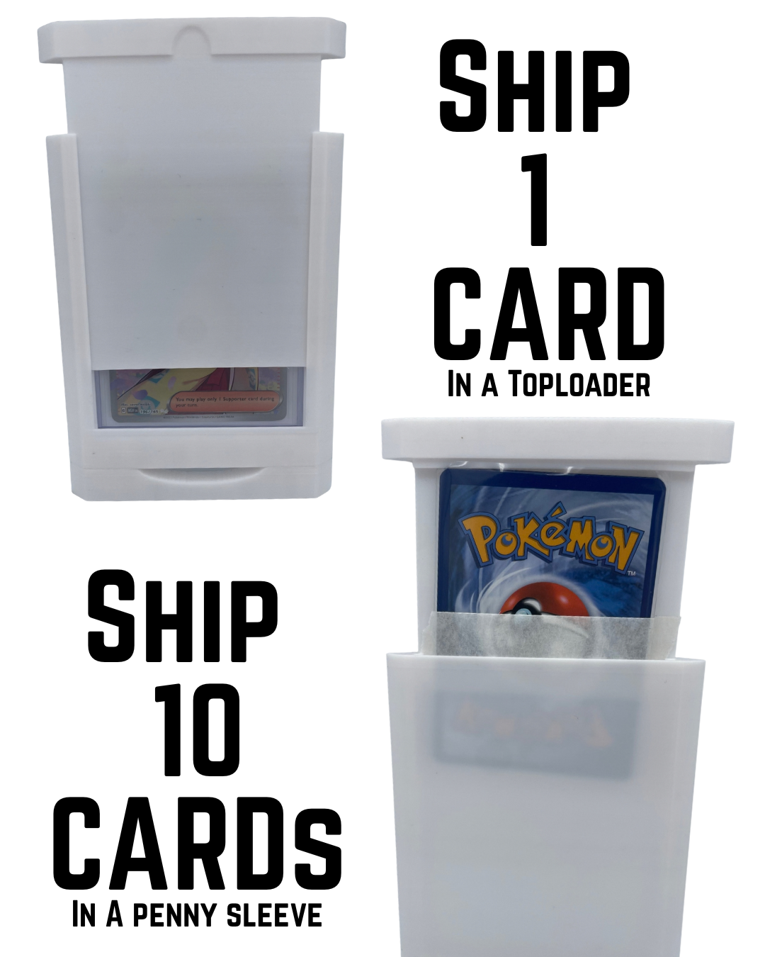 10 PACK - Shipping Frames - Ship, Display, and Sort your Cards ALL-IN-ONE